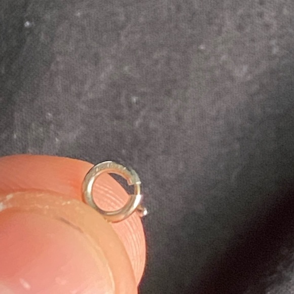 Diamond & Blue Sapphire Snowflake Necklace - Picture 6 of 8